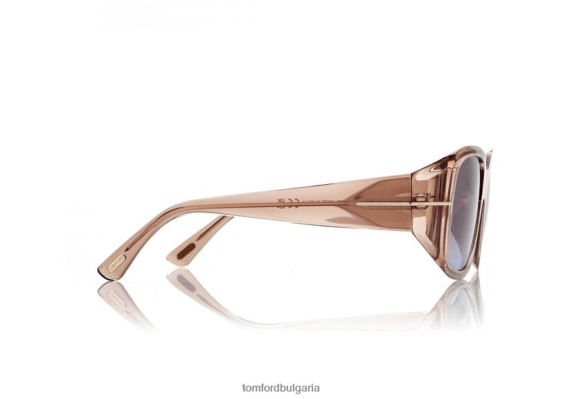 мъже очила слънчеви очила ryder-02 шампанско TOM FORD B880D1913